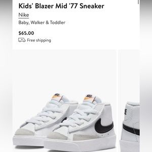Nike Kids Blazer Mid ‘77 Sneaker